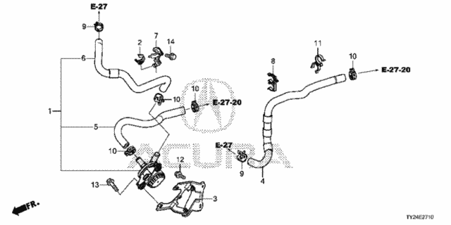 Electric Water Pump for 2020 Acura RLX #0