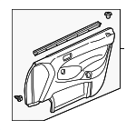 83533S01A20ZA - Body: Trim Panel Assembly for Honda: Civic Image