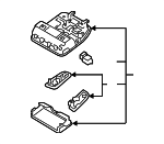 92800D9110WK - : Map Lamp Assembly for Kia: Sportage Image