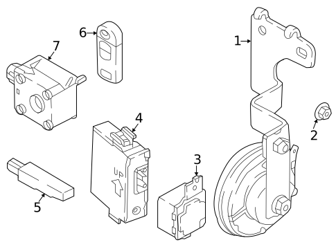 Keyless Entry Components for 2023 Mazda CX-30 #1