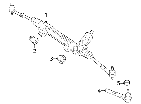Steering Gear & Linkage for 2009 Mitsubishi Raider #0