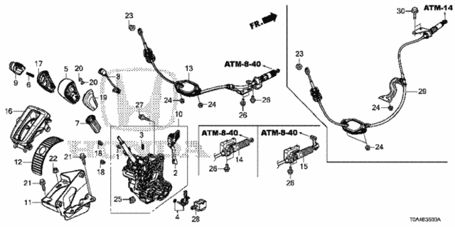 Select Lever for 2015 Honda CR-V #0