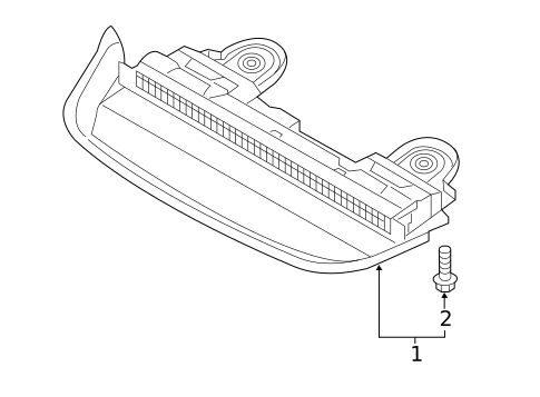 High Mounted Stop Lamp for 2020 Kia Cadenza #0