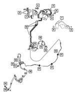 68563816AA - Brakes: Anti-lock Brake System Hydraulic Control Unit for Mopar Image