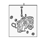 15100PAAA01 - Engine: Oil Pump for Honda: Accord, Odyssey, Prelude Image