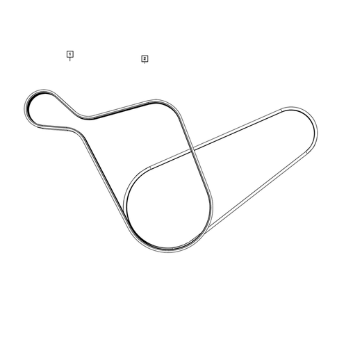 Drive Belts for 2020 Jeep Wrangler #1