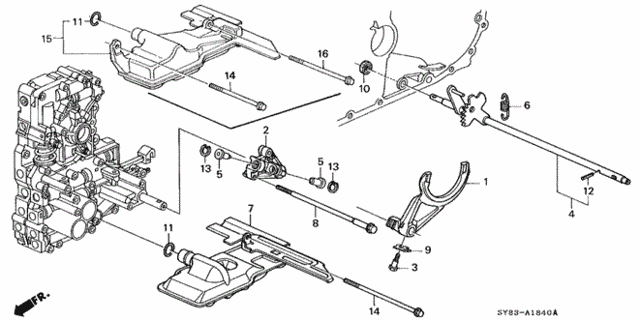 AT Shift Fork (2) for 1997 Acura CL #0