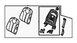 88400R0090KXM - Body: Seat Back Assembly for Kia Image