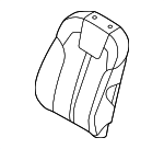 88450R0070 - Body: Seat Back Pad for Kia Image