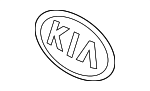 863101G100 - Body: Nameplate for Kia: Forte Koup, Optima, Rio, Rio5, Rondo, Spectra, Spectra5 Image