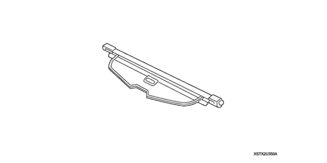 Cargo Cover (2) for 2007 Acura MDX #0