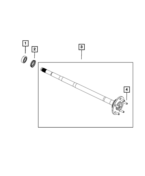 Rear Axle Shafts for 2023 Ram 1500 Classic #0