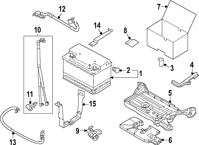 5Q0971250AJ - : Ground Cable for Volkswagen: Taos Image