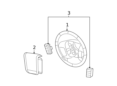 Steering Wheel & Trim for 2006 Ford Fusion #0