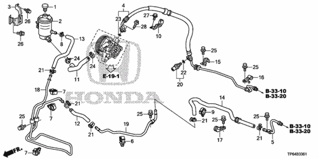 P.S. Lines (L4) for 2012 Honda Crosstour #0