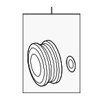 AJ811116 - Engine: Crankshaft Damper for Jaguar Image