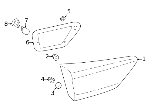 Backup Lamps for 2021 Subaru Crosstrek #0