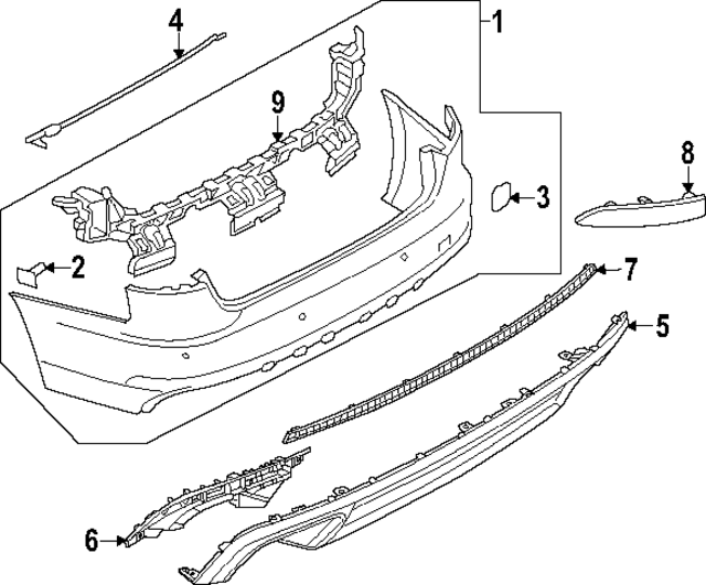 8W5807067DGRU - Body: Bumper Cover for Audi Image