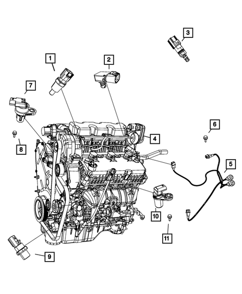 Sensors for 2010 Dodge Journey #1