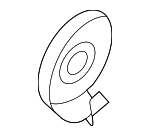 9975215640001C - : Seat Hinge Cover for Porsche Image