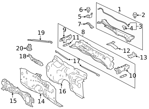 Cowl for 2020 Lexus RC F #0