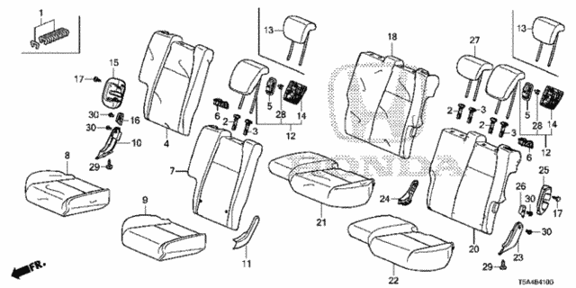Rear Seat for 2016 Honda Fit #0