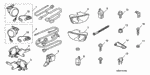 8V31S9V10052 - Accessory Components: COVER, R. FOGLIGHT for Honda Image