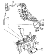 6505911AA - Steering: Tapping Hex Head Screw for Mopar Image