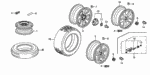 44729S5AA11 - Chassis: WEIGHT, BALANCE (35G) (B.T.C.) for Honda Image