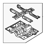 65100CW500 - Body: Floor Pan Assembly for Hyundai: Tucson Image