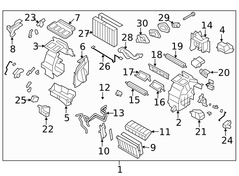 Heater for 2013 Subaru Forester #0