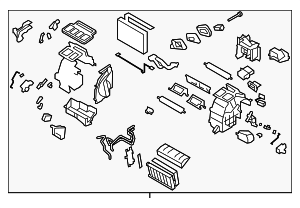 72110FG090 - : Heater Assembly for Subaru: Forester, Impreza Image