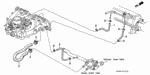 19506P2A000 - Engine: HOSE, ROTARY AIR CONTROL VALVEIN. for Honda Image