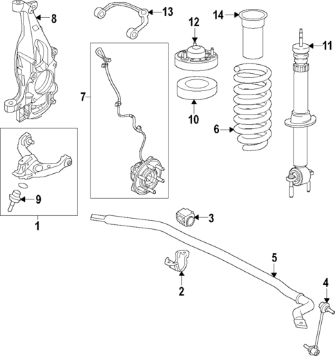 Front Suspension for 2024 Ford F-150 Lightning #0