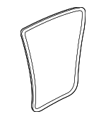 97053626602 - Body: Rear Weather-strip for Porsche: Panamera Image