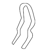 31253813 - Body: Hook for Volvo: S60, S80, V70, XC70 Image