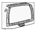 9474405 - Body: Opening Frame for Volvo: 850, V70 Image