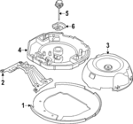 LR169544 - : Trunk Floor Storage Box for Land-Rover Image