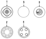 E2GZ1130A - Suspension: Cap for Ford: Escort, EXP, Mustang, Tempo | Mercury: Lynx, Topaz Image