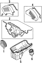 MD177199 - Engine: Crankshaft Pulley for Mitsubishi: 3000GT, Diamante Image
