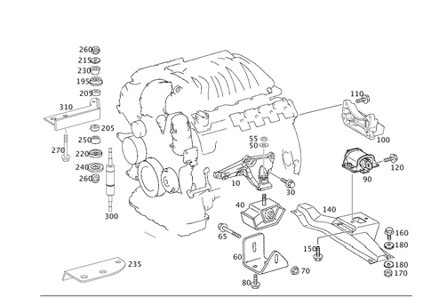 Engine Suspension for 2017 Mercedes-Benz G65 AMG #0