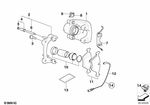 34217840611 - : Bracket Left for BMW Image