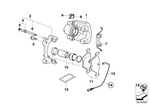 34216758128 - : Caliper Housing Right for BMW Image