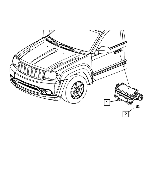 56029483AA - Electrical: Dynamics Sensor for Mopar Image image