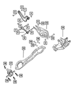 68579808AA - Rear Suspension: Toe Link Assembly for Mopar Image