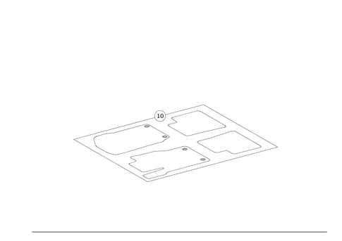 Floor Mats for 2010 Mercedes-Benz GL550 #0