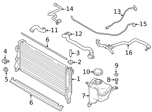 Radiator & Components for 2019 Mini Cooper Countryman #0