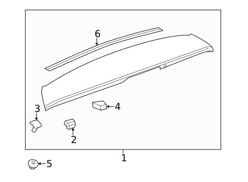 Spoiler for 2011 Chevrolet Traverse #0