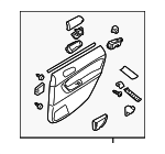 94649AG17AJC - Body: Door Trim Panel for Subaru: Legacy, Outback Image