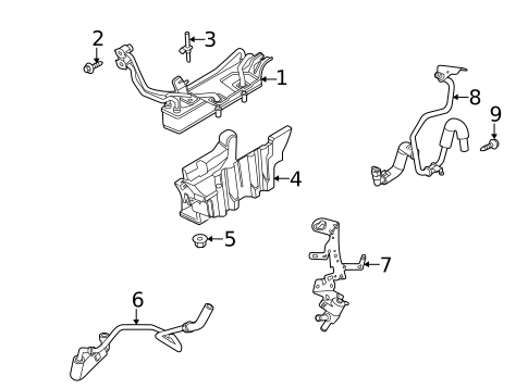 Oil Cooler for 2020 Ford F-250 Super Duty #0